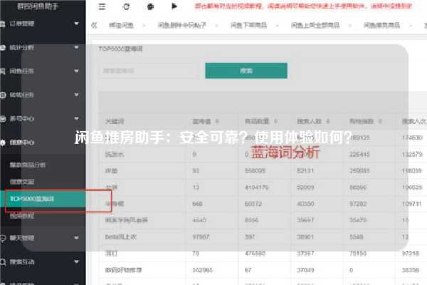 闲鱼推房助手：安全可靠？使用体验如何？